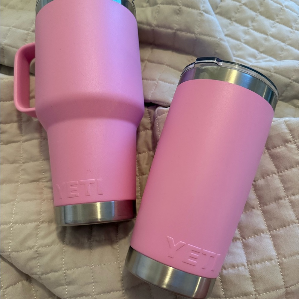 YETI Pink Tumbler Set